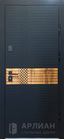 Фото «Черная дверь Black Classic с декоративным молдингом №12»