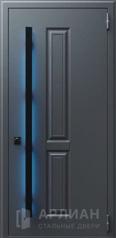 Фото «Современная входная дверь Хай-тек №589»